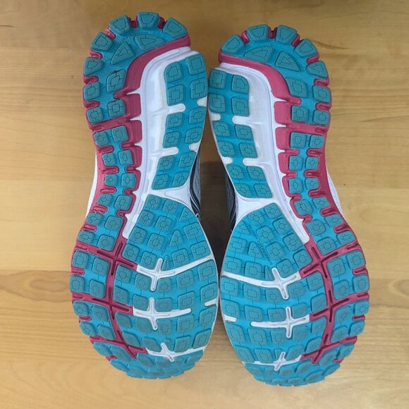 BROOKS GHOST 8 Running Shoes Size 9.5 D Wide Gray Pink Silver GUC - Picture 8 of 8